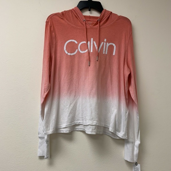 Calvin Klein Tops - Calvin Klein Women's Sweatshirt Hooded Logo M $49